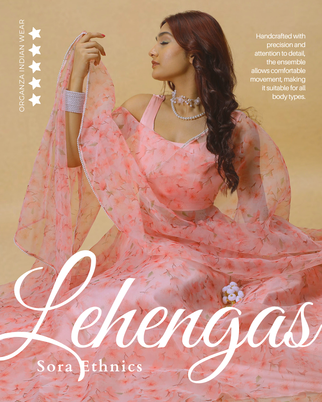 Organza Lehengas