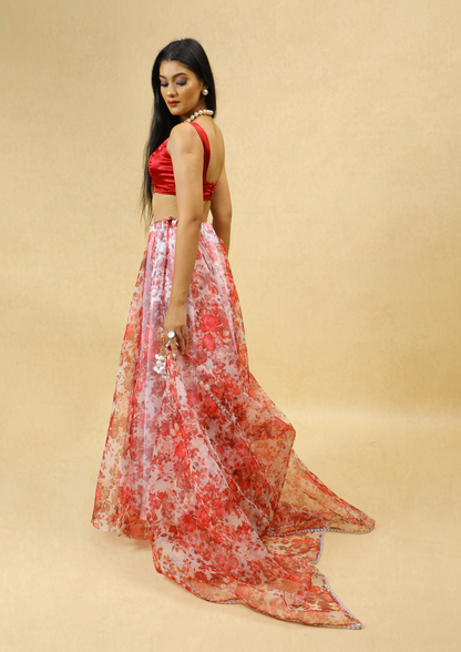 Autumn Rose Lehenga