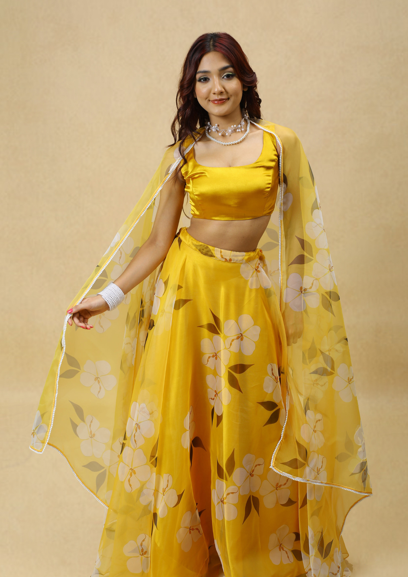 Songbird Haldi Lehenga