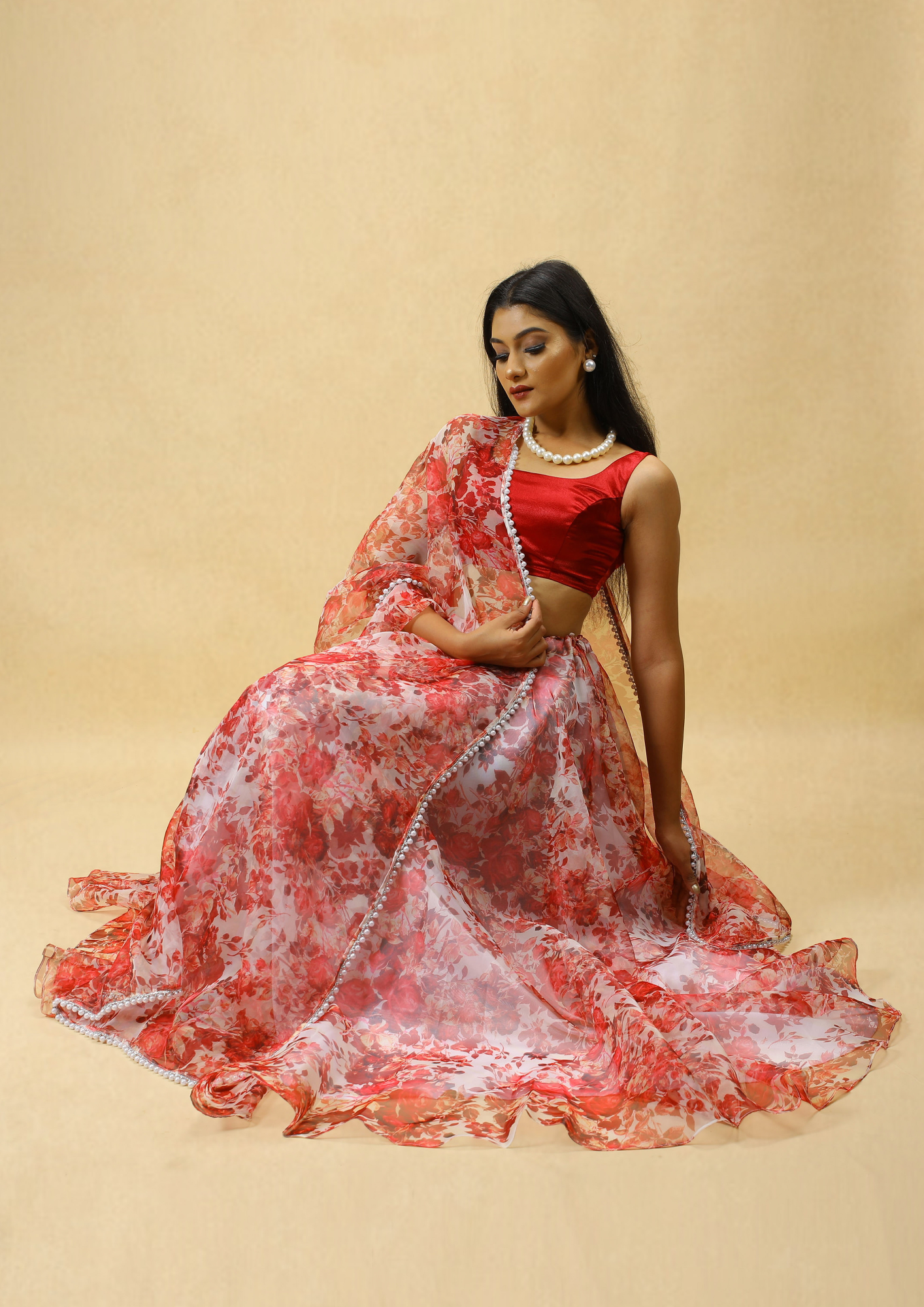 Autumn Rose Lehenga