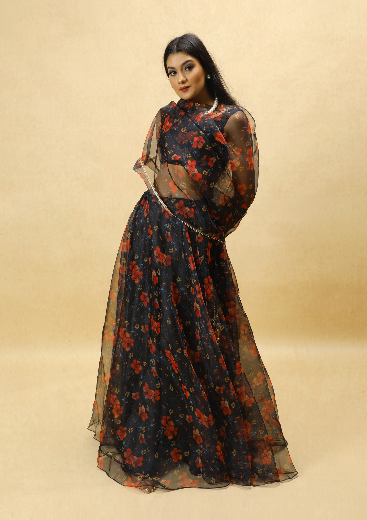 Fall Bloom Lehenga