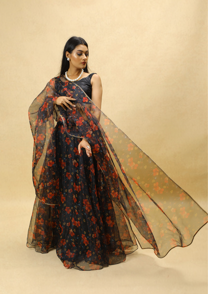 Fall Bloom Lehenga